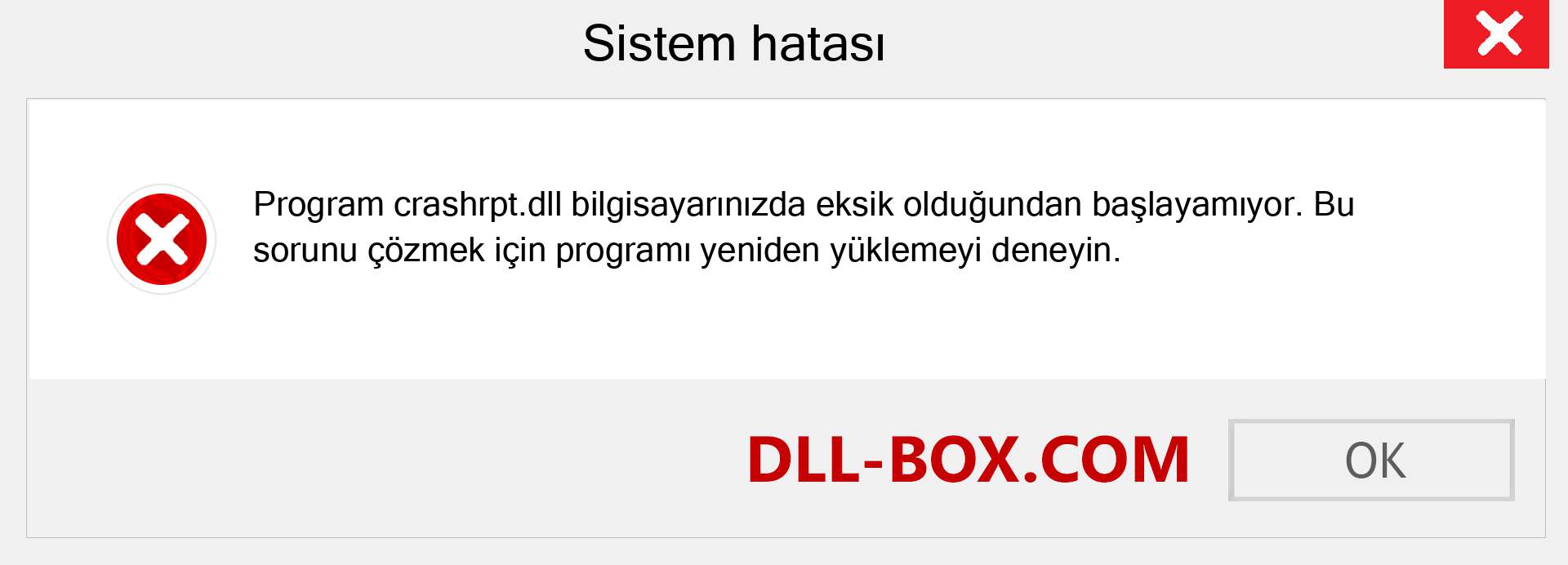 crashrpt.dll dosyası eksik mi? Windows 7, 8, 10 için İndirin - Windows'ta crashrpt dll Eksik Hatasını Düzeltin, fotoğraflar, resimler